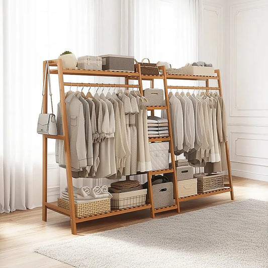 Comparison of premium bamboo storage organizers next to plastic containers showing natural grain, durability and modern aesthetic appeal in organized Australian home setting