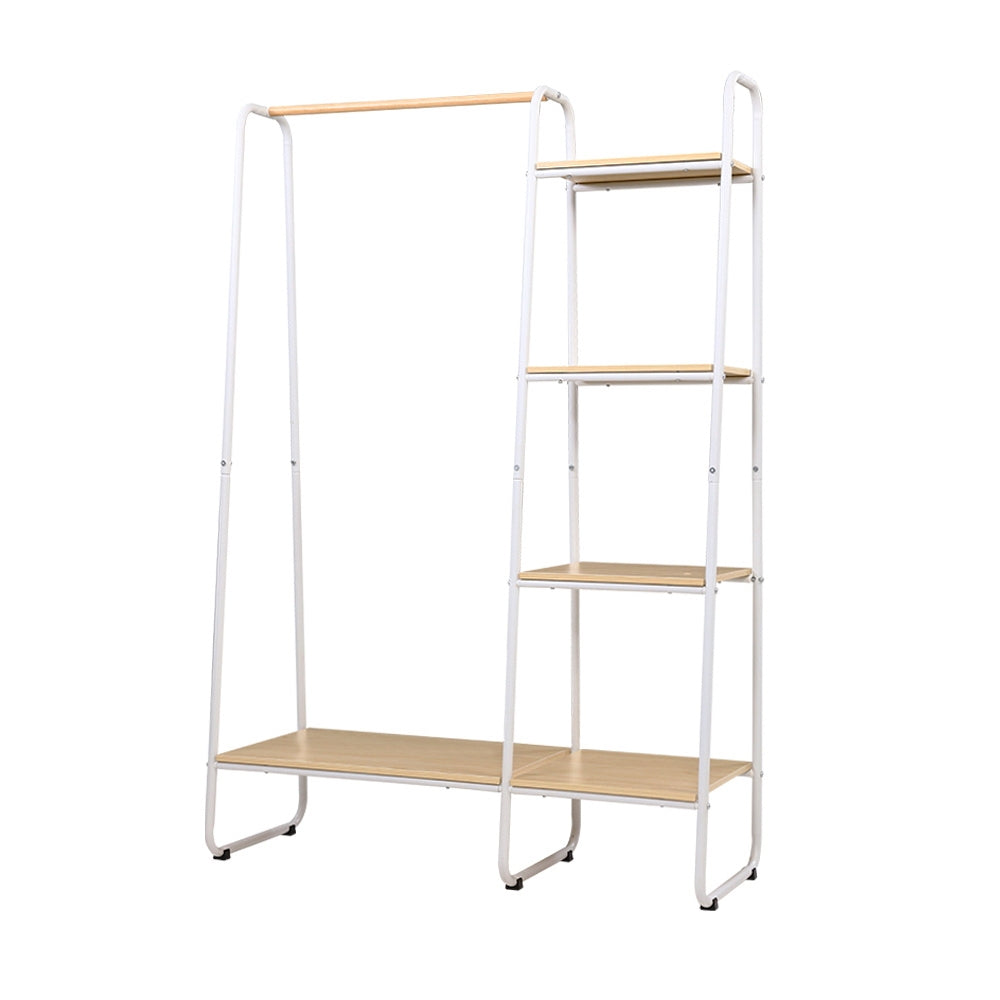 Artiss Clothes Rack full view in white