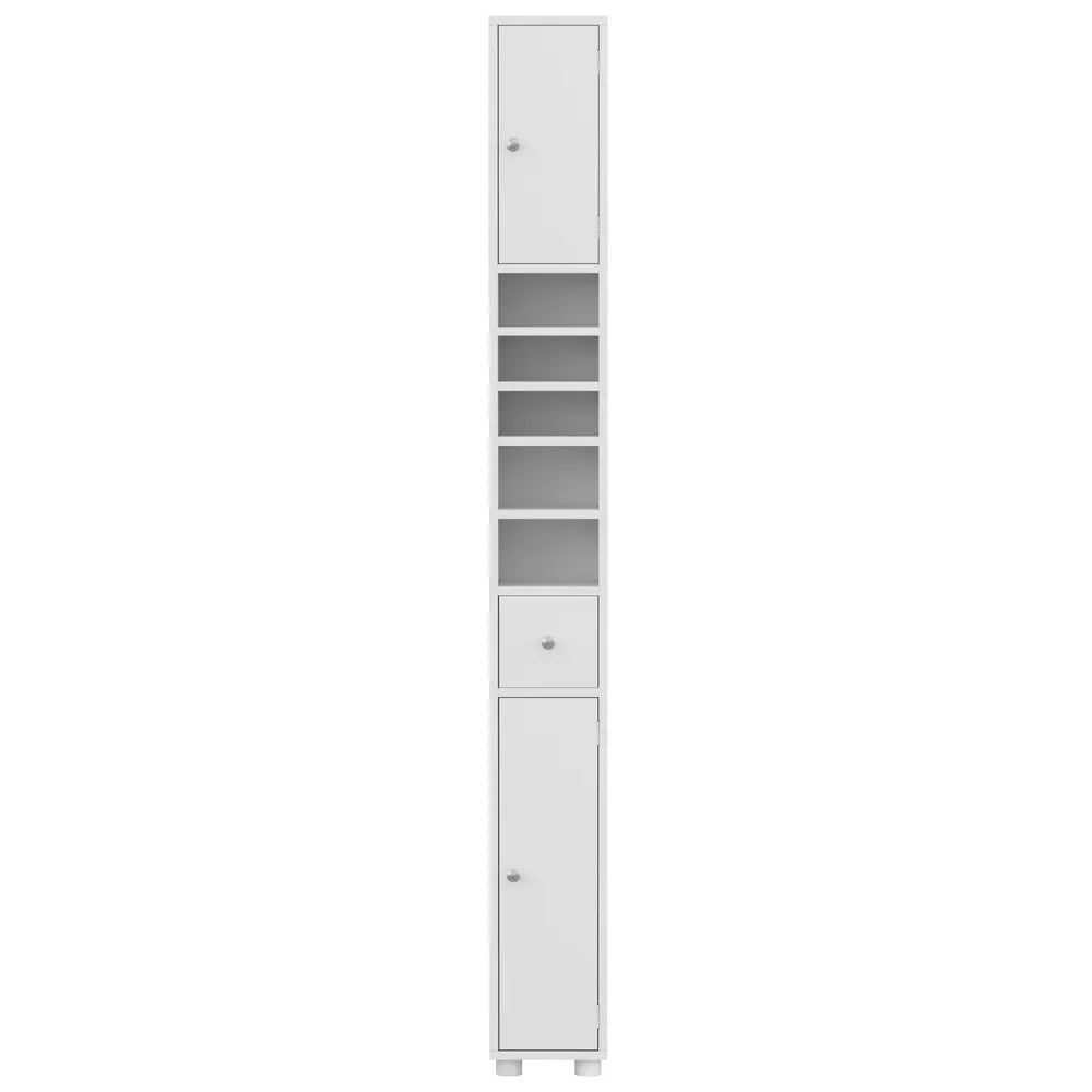 Artiss Bathroom Tower 180cm Tall - Ultra Slim Storage Cabinet Australia