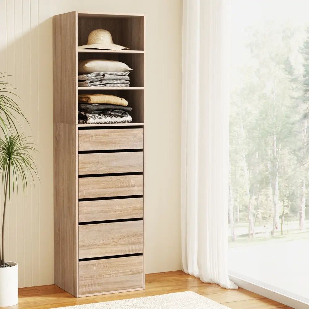 DIY Built-In Wardrobe System Australia - 185cm Tall Bedroom Storage Solution