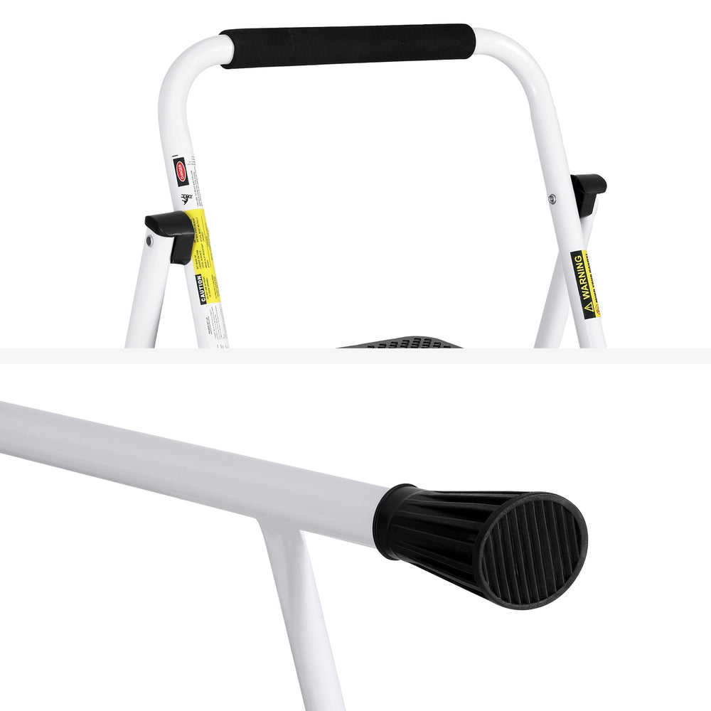 Giantz 4 Step Ladder – Multi-Purpose Folding Steel Platform with Safety Handle (150kg Capacity)