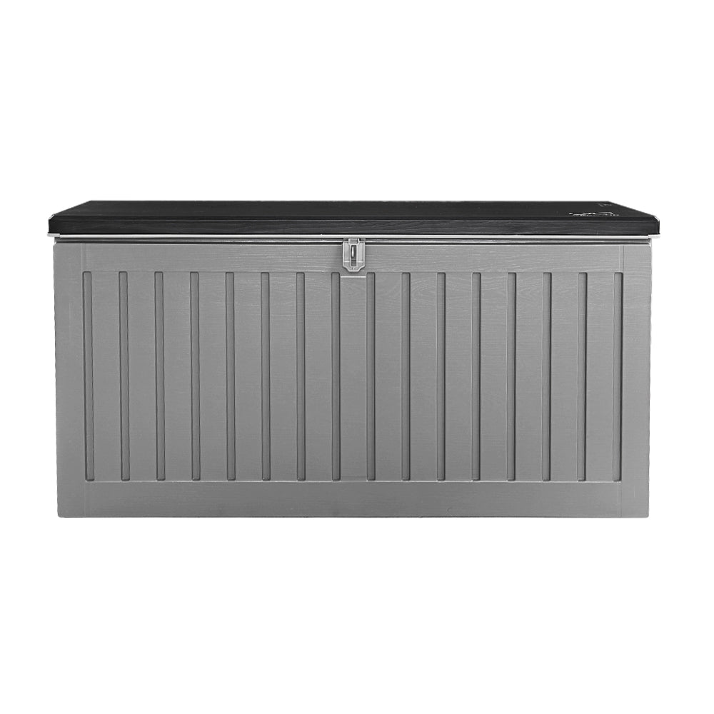 270L Outdoor Storage Bench Lockable - Weatherproof Garden Seat with Tool Storage Australia