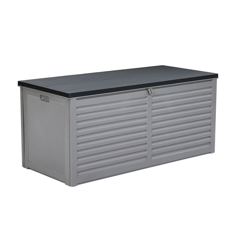490L Outdoor Storage Box – Lockable, Weatherproof & Bench-Ready