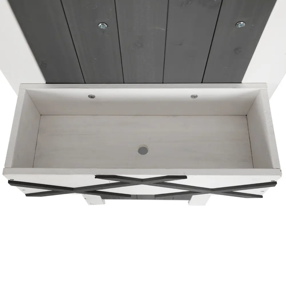 Premium Outdoor Storage Cabinet - Weatherproof Garden Shed with 3-Tier Shelving