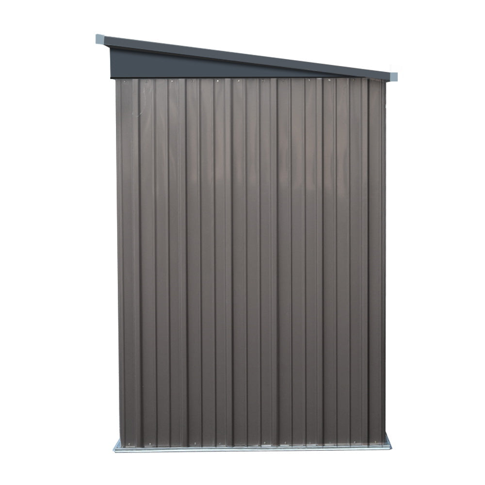 1.95x1.31m Steel Garden Shed - Heavy Duty Storage for Small Yards