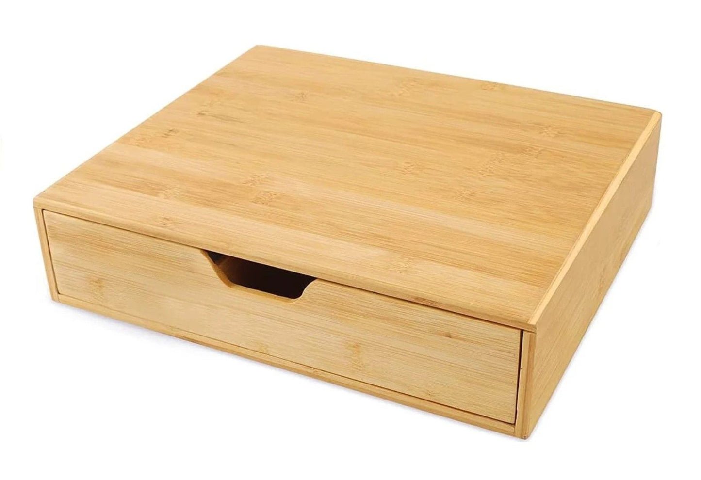 Bamboo K-Cup Coffee Pod & Multi-Use Organizer – Stylish Storage for Kitchen, Beauty, or Desk