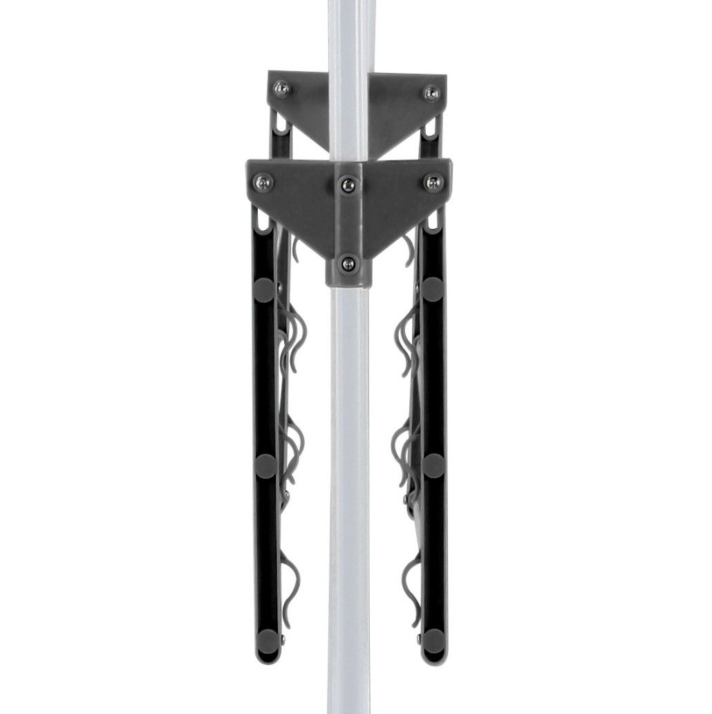 CARLA HOME 3-Tier Folding Clothes Drying Rack with Wheels – Indoor & Outdoor Use