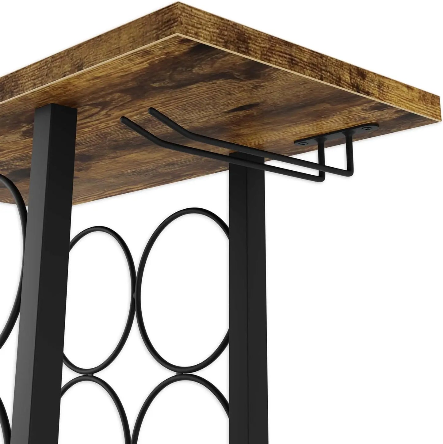 Easy assembly countertop wine rack with included hardware and instructions fathers day gift