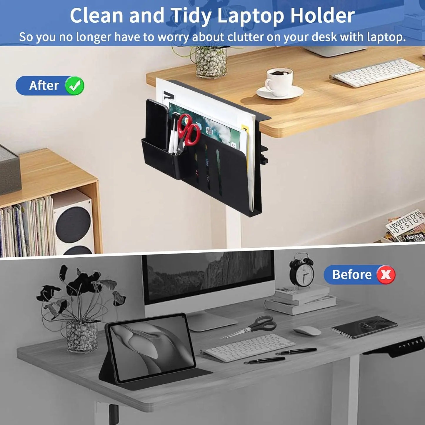 ergonomic under desk storage for home office productivity
