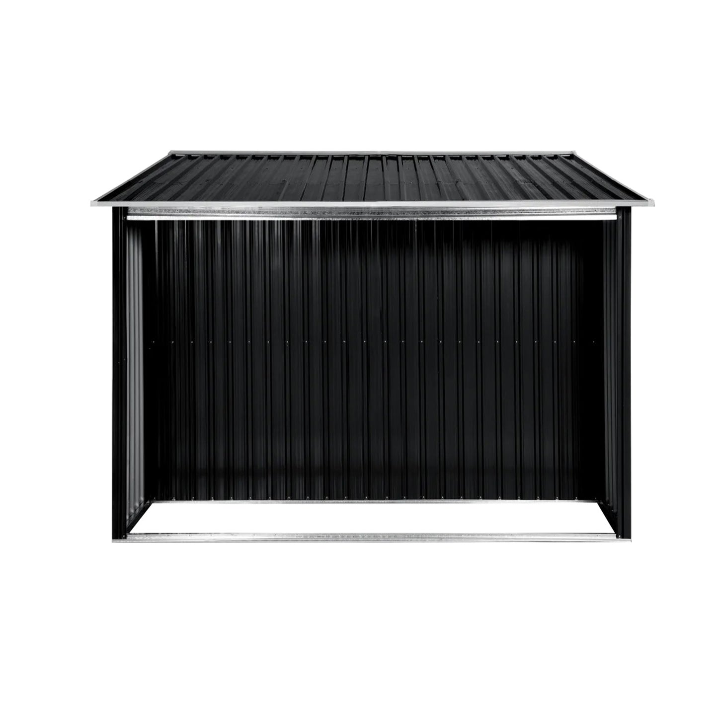 Dedicated side storage compartment 129cm wide perfect for garden tools bins and outdoor equipment