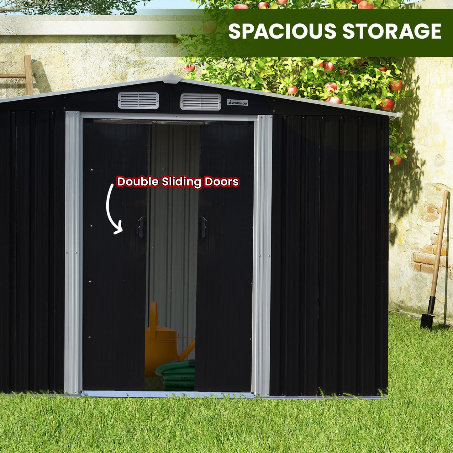 Premium 3.29x2.05m Garden Shed - Outdoor Storage Solution (Better Than Bunnings, Half the Price)