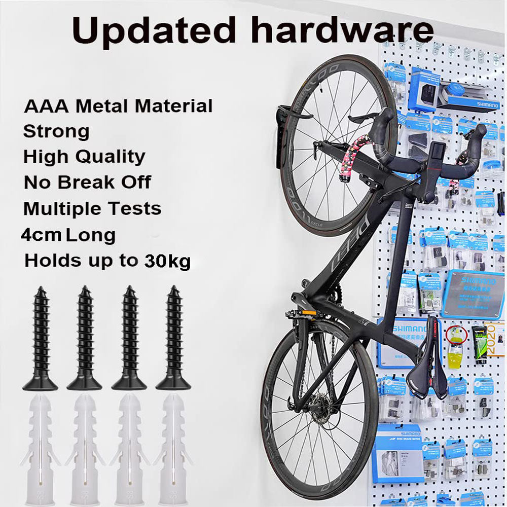 Vertical Wall-Mounted Bike Rack Hook – Space-Saving Bicycle Storage
