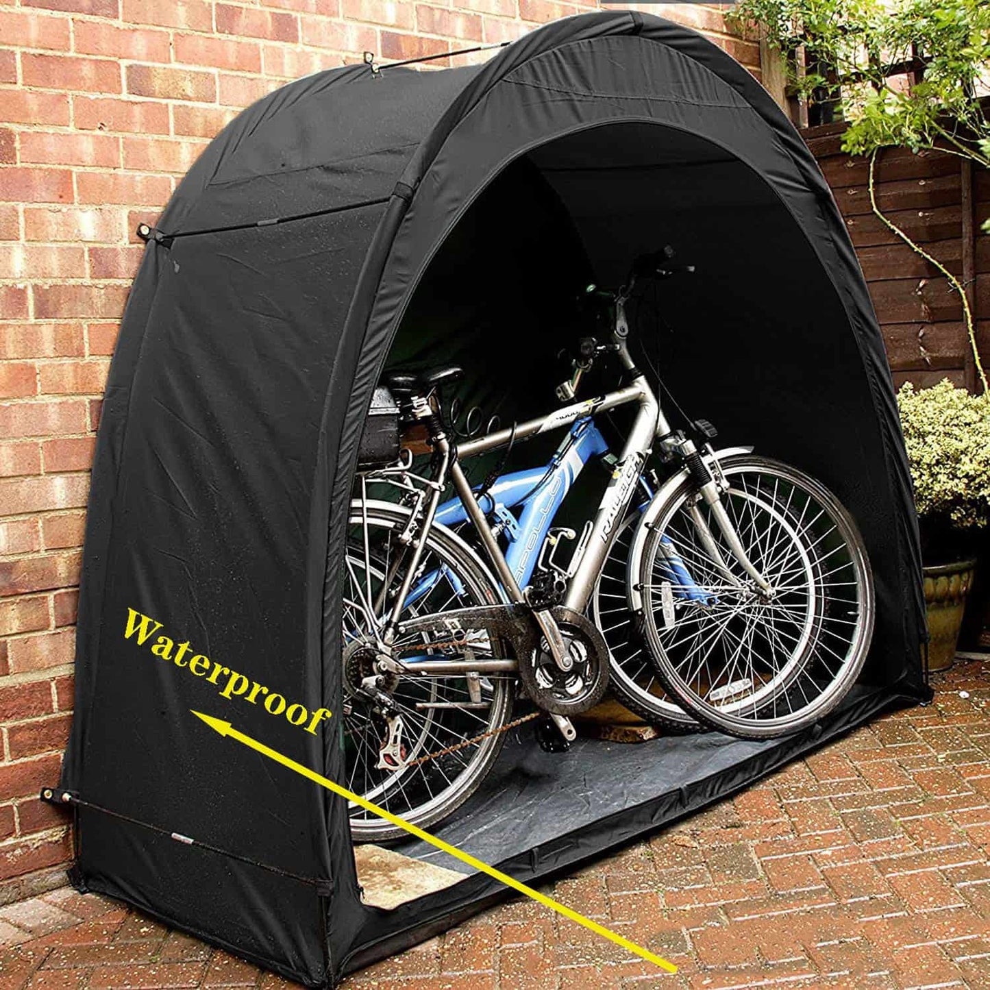 Waterproof Bike Storage Tent Australia | 2-Bike Outdoor Shed Cover with Tool Storage