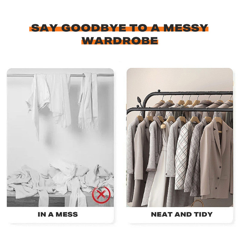 3-in-1 Coat Rack with Shoe Storage & Bench β Freestanding Metal Clothes Hanger Stand