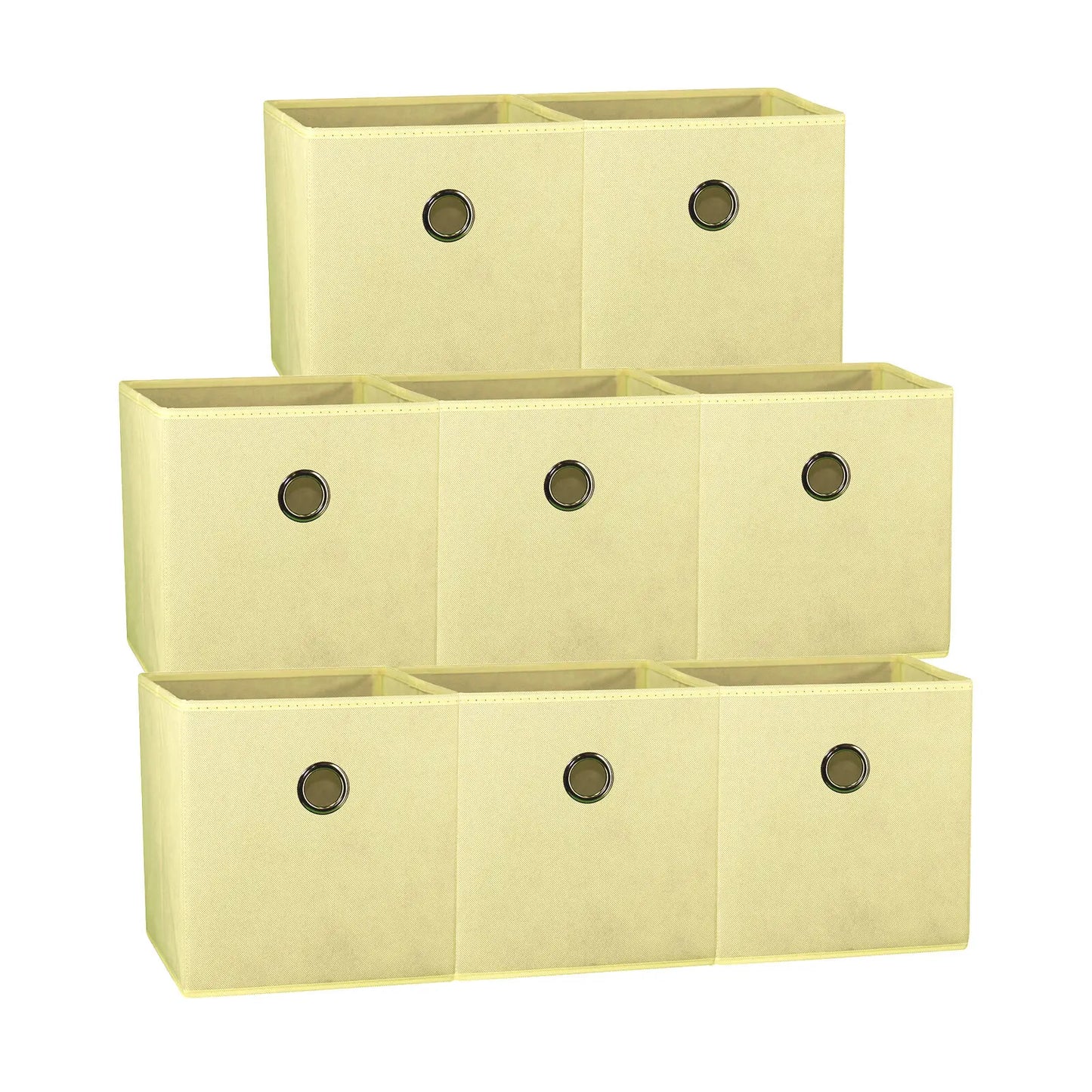 SORTI Fabric Storage Cubes 8-Pack Dark Blue - Foldable Organizers Australia