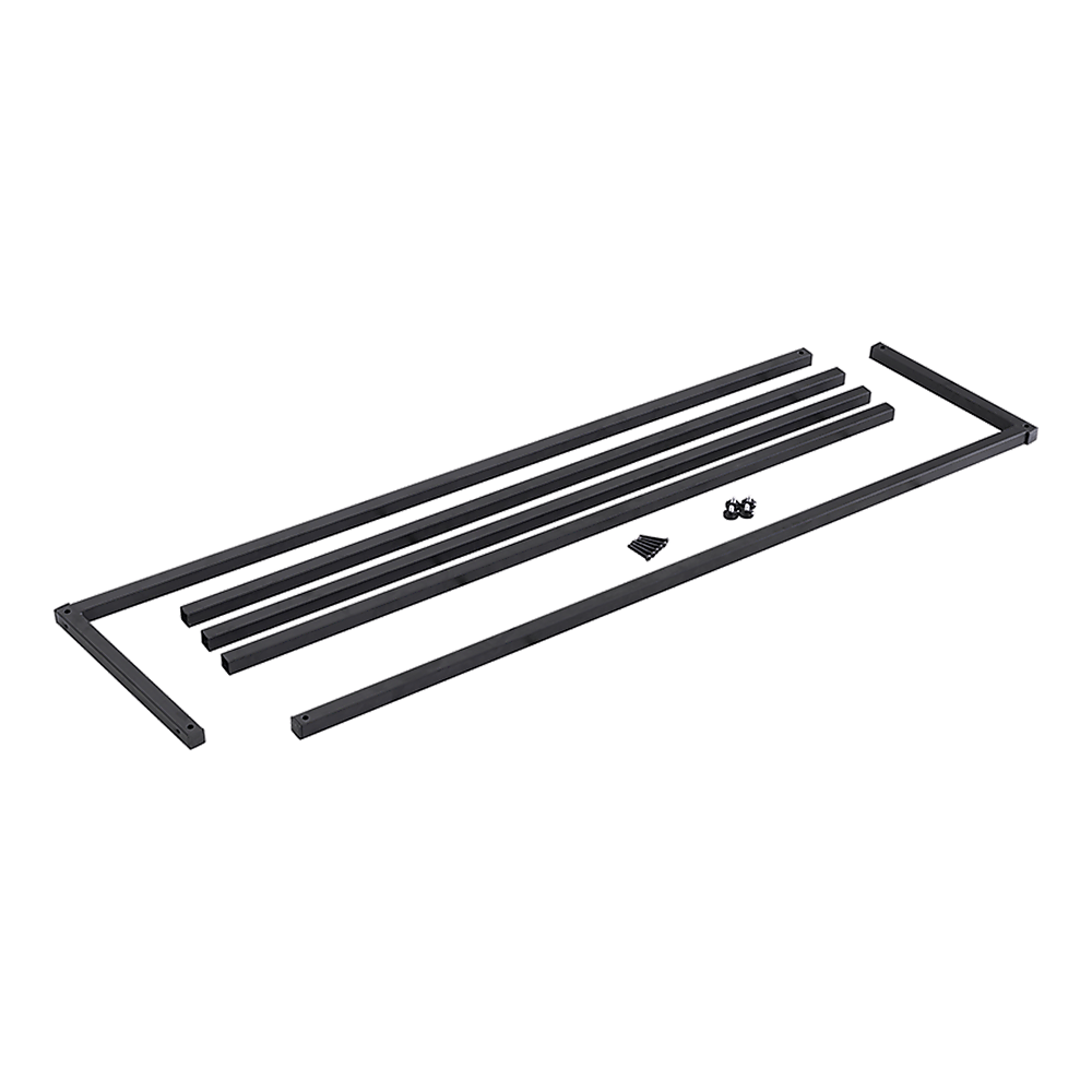 Commercial Clothing Rack – Heavy Duty Black Garment Stand for Retail or Market Stalls