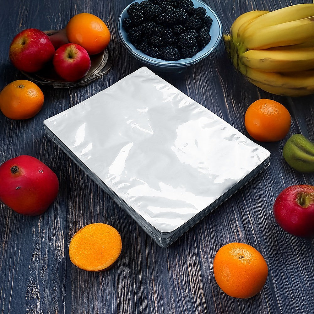 100x Large Mylar Vacuum Seal Bags – 30x40cm Heat-Seal Aluminium Foil Food Storage Pouches