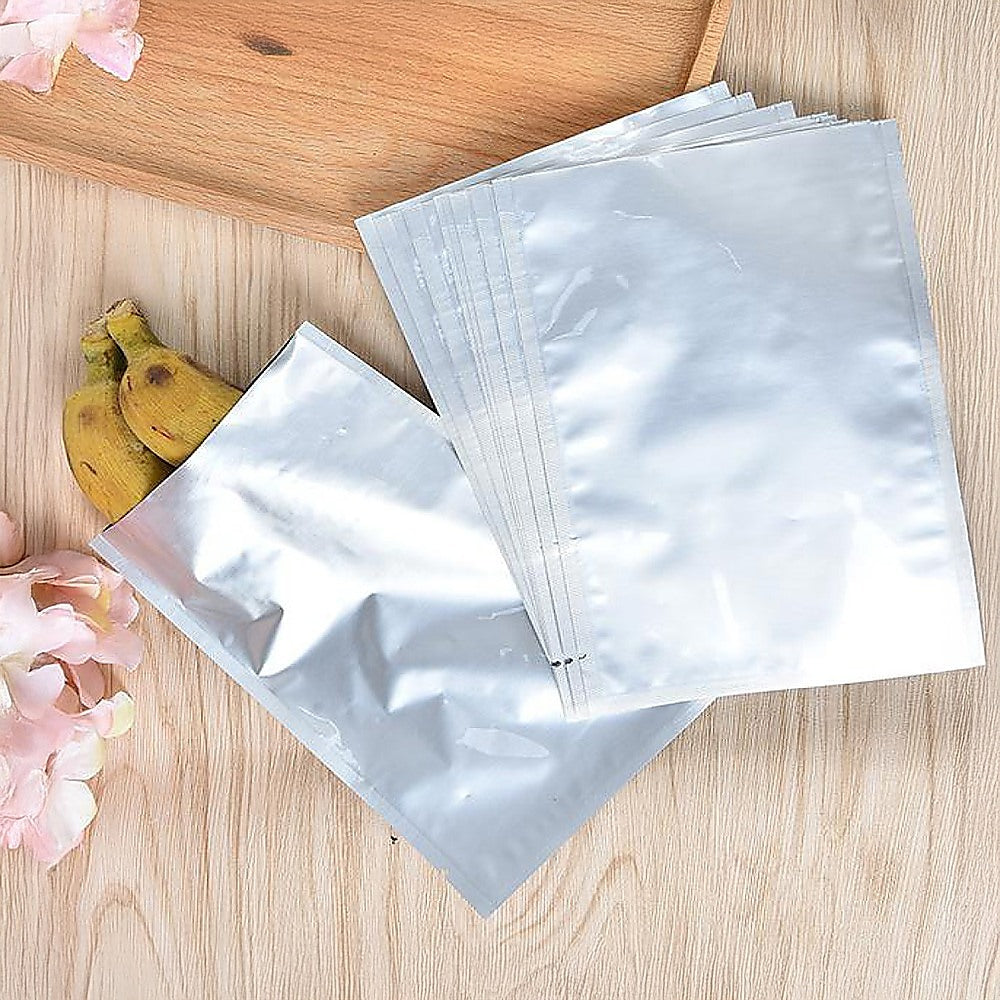 100x Large Mylar Vacuum Seal Bags – 30x40cm Heat-Seal Aluminium Foil Food Storage Pouches