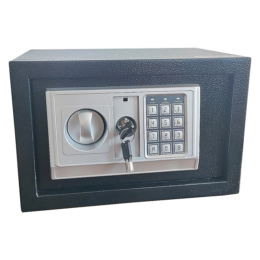 Digital Security Safe 31x20cm - Electronic Lock & Alarm Protection