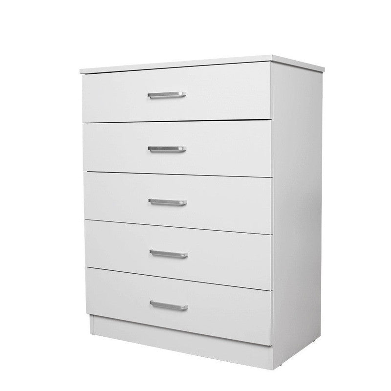 Scratch-resistant melamine surface – durable tallboy drawer unit