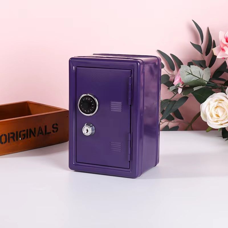 Purple mini safe box with combination lock β Smart Storage AU