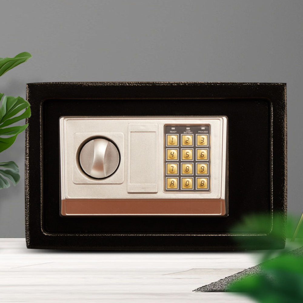 8.5L Electronic Digital Security Double Alarm Safe Box8.5L Electronic Safe Box with Double Alarm | Secure Digital Lock & Steel Build