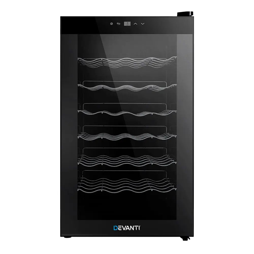 Devanti Wine Fridge 28 Bottles - Thermoelectric Cooler Australia