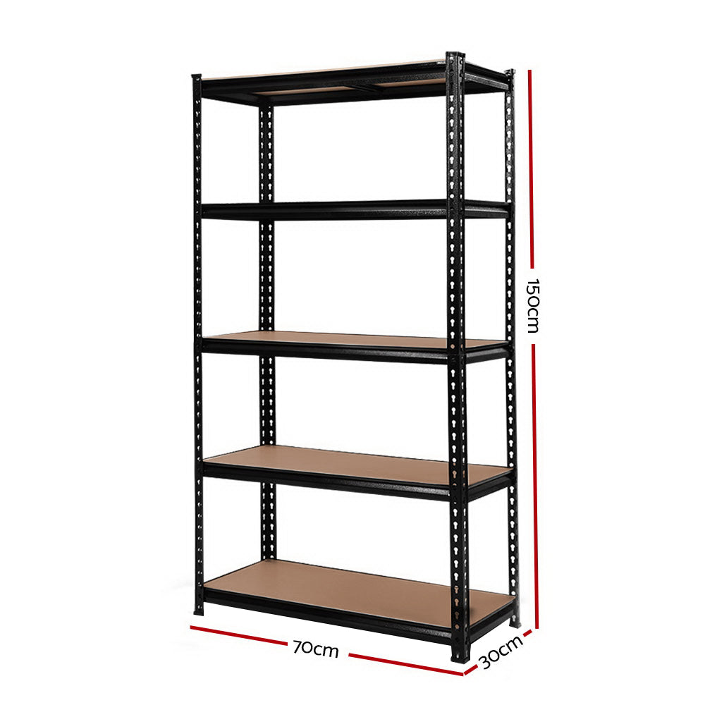 Complete Garage Storage Solution - 6 Heavy Duty Shelving Units (4500kg Total Capacity)