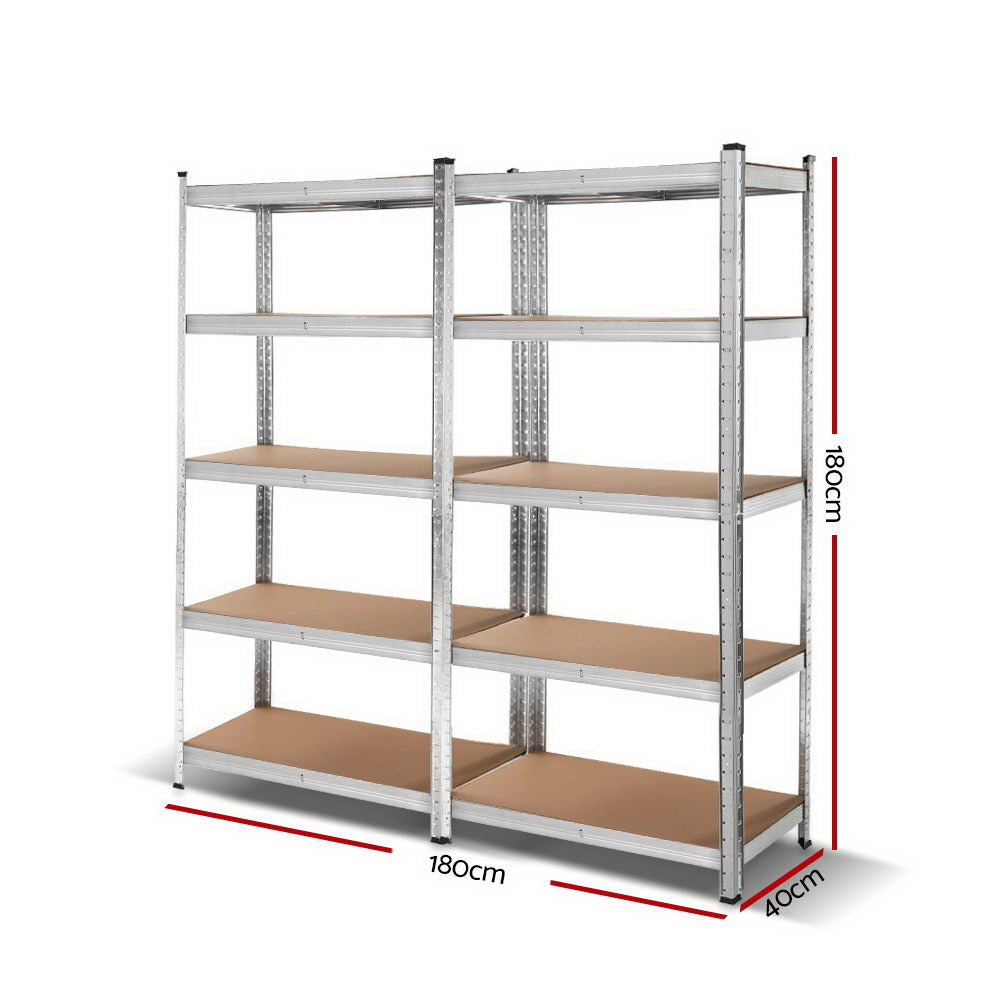 Twin Pack Deal: 2x Industrial 1000kg Shelving Units - Just $90 Each!