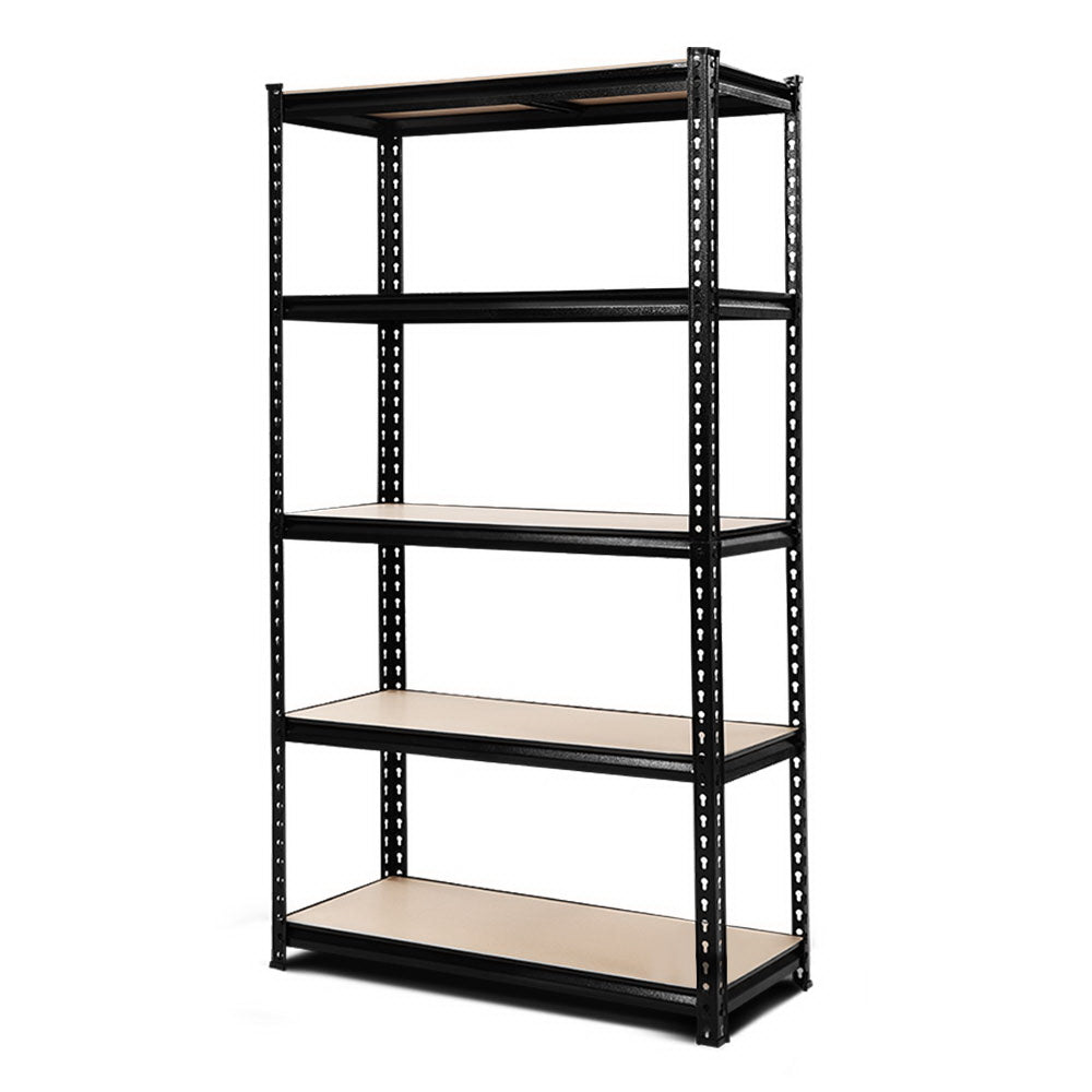 Industrial 1000kg garage shelving unit 5 tier heavy duty steel rack showing professional construction
