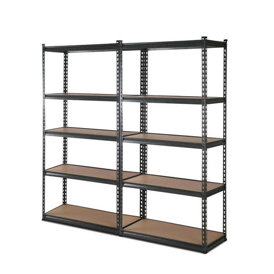 Giantz 2-unit 1.8M heavy duty garage shelving perfect pair system 2000kg capacity professional workshop