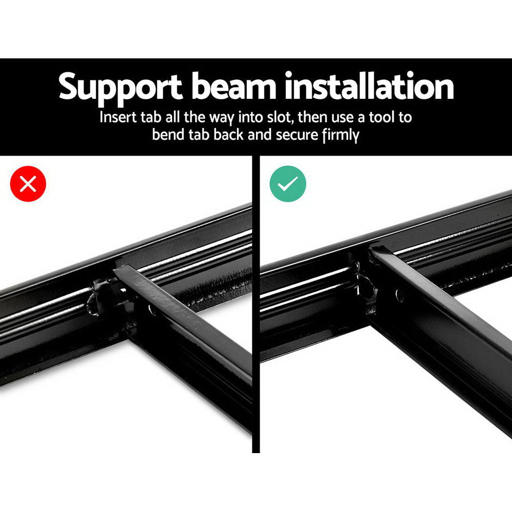 2x Garage Shelving Racks Heavy Duty 5-Tier – 1000kg Storage Steel