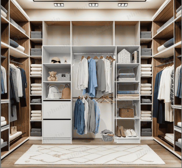 🔥 Transform Your Space Instantly: BASEL 2M Walk-In Wardrobe Kit – Slim Shaker White | Premium European Craftsmanship