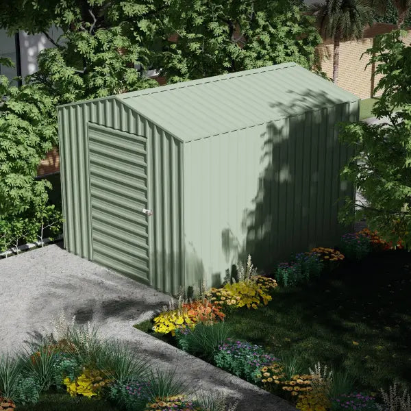 SpanBilt Steel Workshop Building 2.6m × 3.4m — Portal Frame, Gable Roof, Australian Made | UBild 260