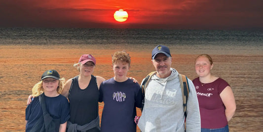 Australian family running a small business, being present and demonstrating real connection