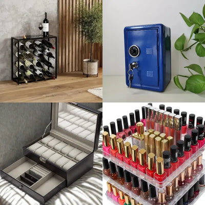 Organised Australian home entryway with vertical storage solutions, clear zones for keys and bags, and clutter-free surfaces demonstrating productivity-focused layout design