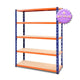 1.8M Heavy-Duty Garage Shelving Unit – Blue & Orange