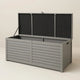 390L Outdoor Storage Box Bench Seat | Lockable Weatherproof Garden Storage Australia