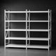 Giantz 4-Tier White Steel Garage Shelving 3x2m - 200kg Per Shelf, Z-Brace Heavy Duty Storage Rack