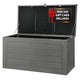 680L Outdoor Storage Box with Bench Seat - Lockable Garden Storage