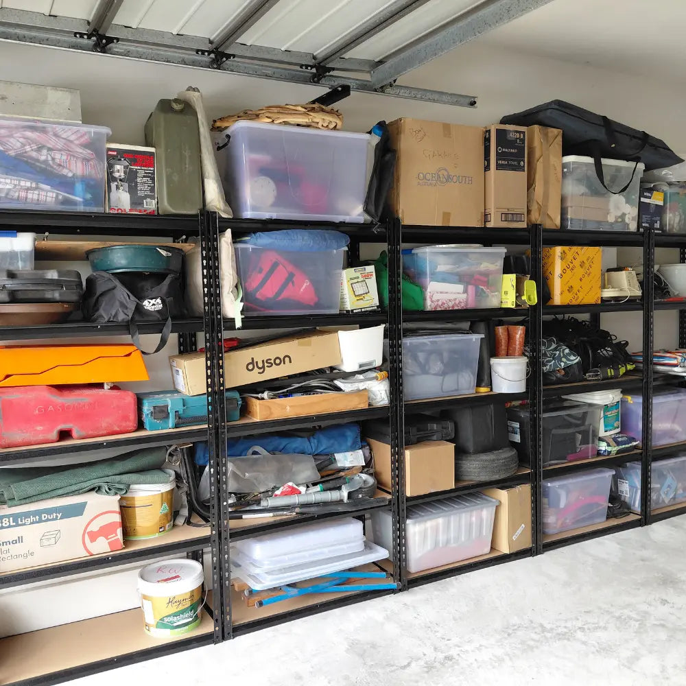 Giantz 5x1.8M Heavy-Duty Garage Shelving Rack – 1000kg Storage System (5-Units System)