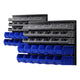 Giantz 60 Bin Wall Mounted Storage Rack – Peg Board Organiser for Garage & Workshop