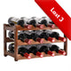 Buy Bamboo Wine Rack 12 Bottle - Kitchen Counter Storage