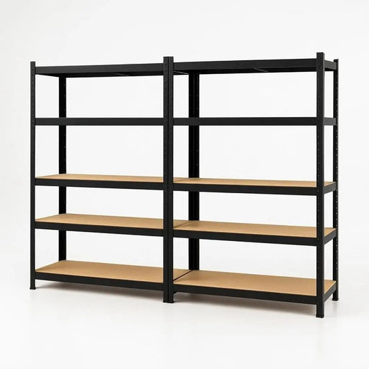 Giantz 2x1.8M Garage Shelving Warehouse Rack Pallet Racking Storage Shelf Black