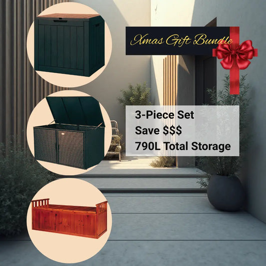 Perfect Gift bundle 2025 - Outdoor Summer Storage Solutions - Smart Storage 