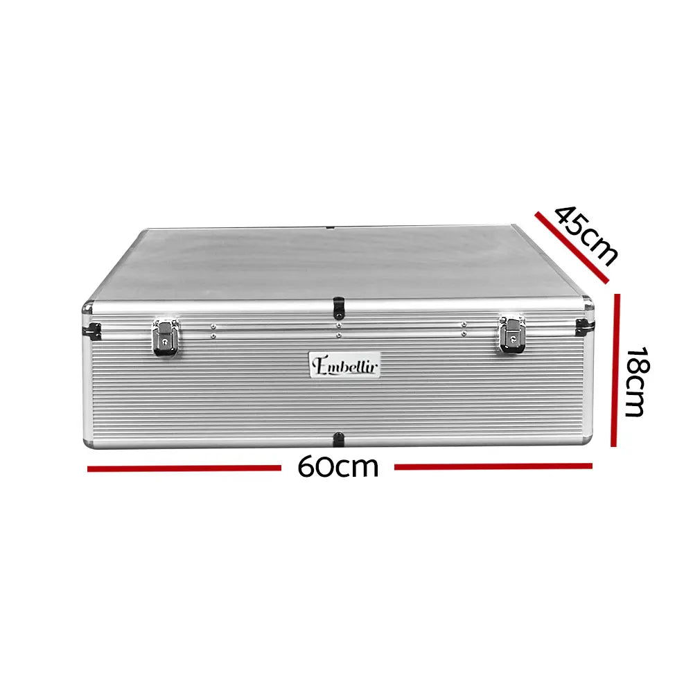 Professional DJ CD Case 1000 Disc - Lockable Aluminium Storage Australia