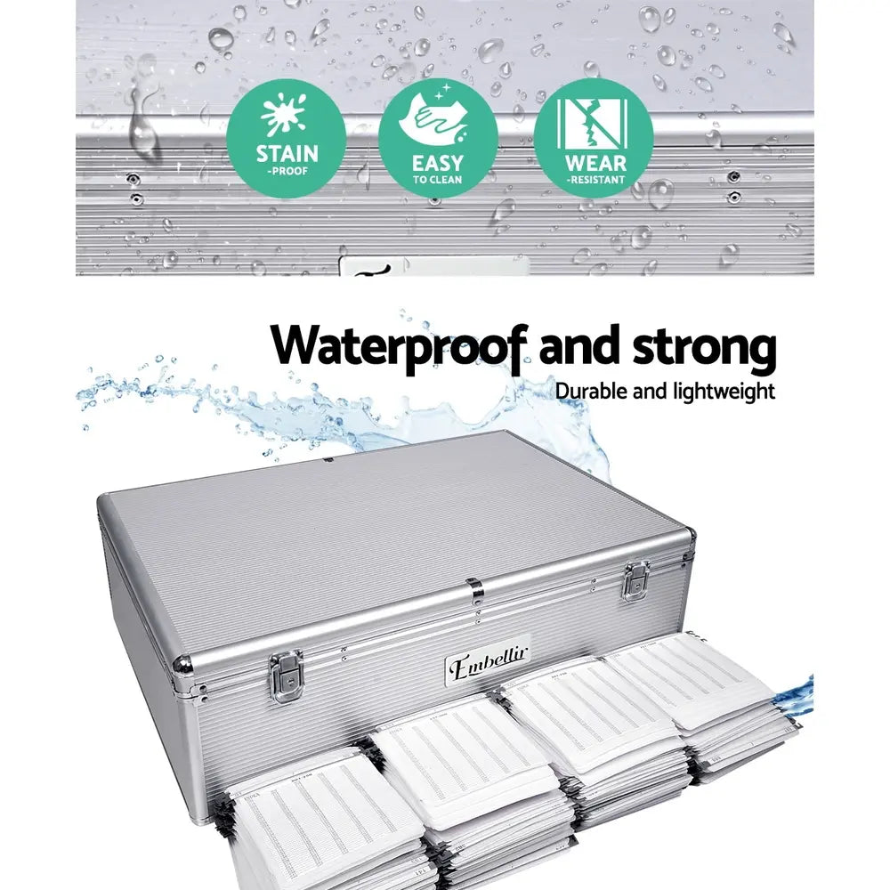 Professional DJ CD Case 1000 Disc - Lockable Aluminium Storage Australia