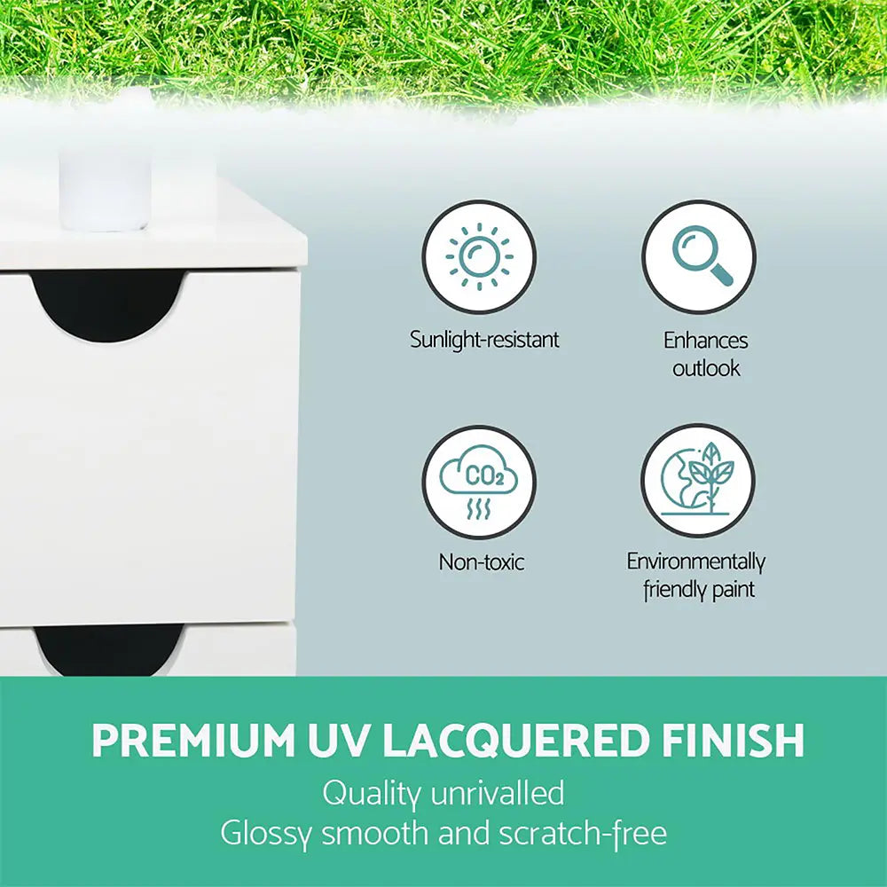 White Bathroom Storage Cabinet 118cm Tall | Over Toilet Organiser