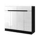Artiss Lydia High-Gloss Shoe Storage Cabinet – 120cm with Drawers | Sleek, Smart & Family-Ready