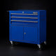 Giantz 3-Drawer Steel Tool Trolley with Cabinet & Side Pegboard  Lockable, Mobile Workshop Storage